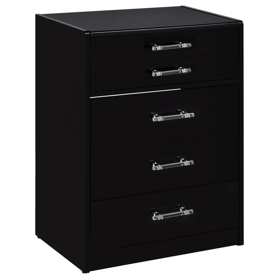Danbury - 3-Drawer Makeup Vanity & Stool Set - Image 10