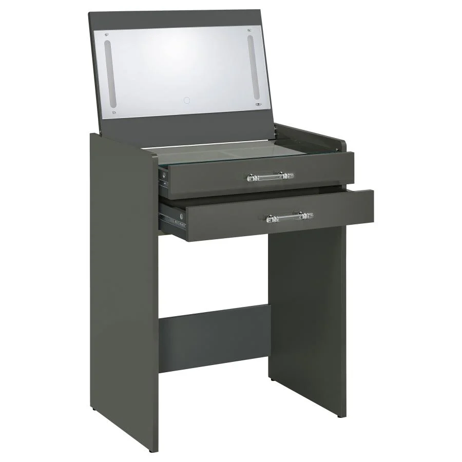 Danbury - 3-Drawer Makeup Vanity & Stool Set - Image 24