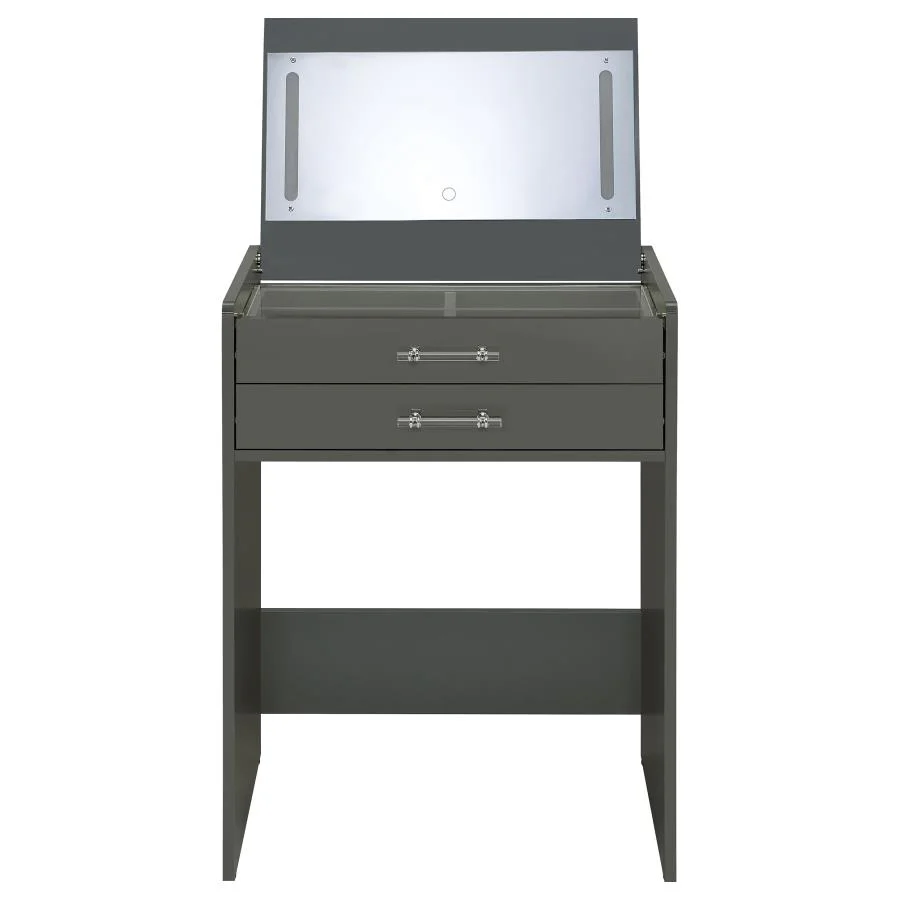 Danbury - 3-Drawer Makeup Vanity & Stool Set - Image 27