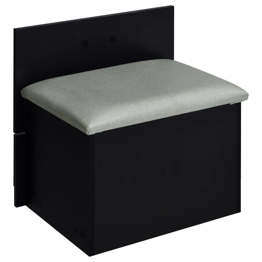 Danbury - 3-Drawer Makeup Vanity & Stool Set - Image 34