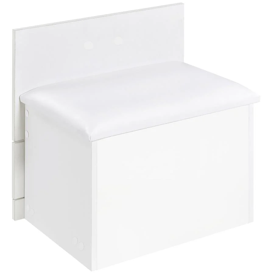 Danbury - 3-Drawer Makeup Vanity & Stool Set - Image 35
