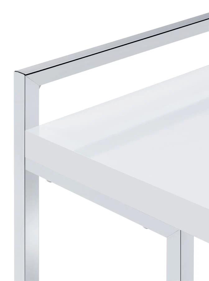 Dani - Rectangular C-Shaped Sofa Side Table - Image 12
