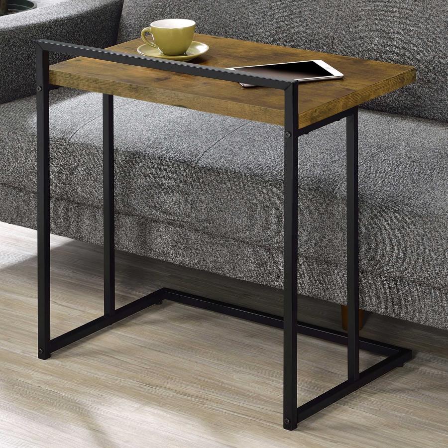 Dani - Rectangular C-Shaped Sofa Side Table - Image 3