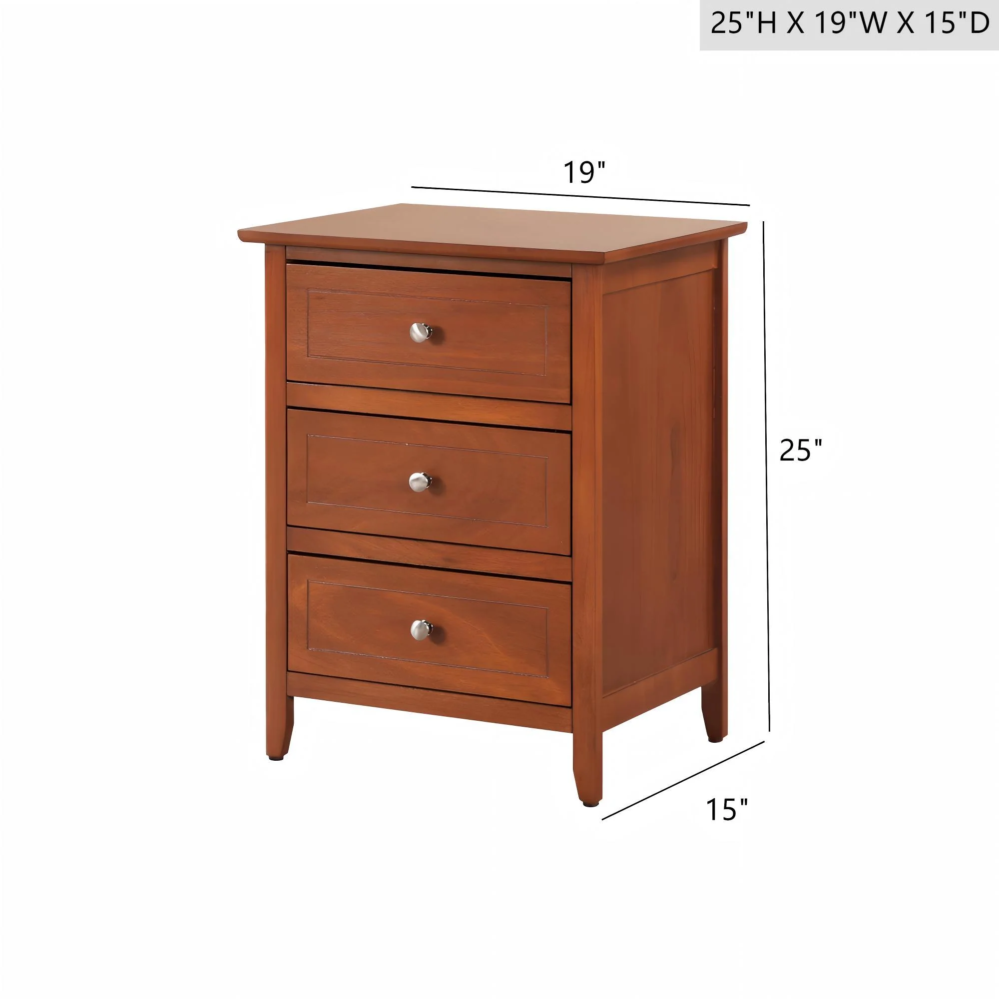 Daniel - 3 Drawer Nightstand - Image 15