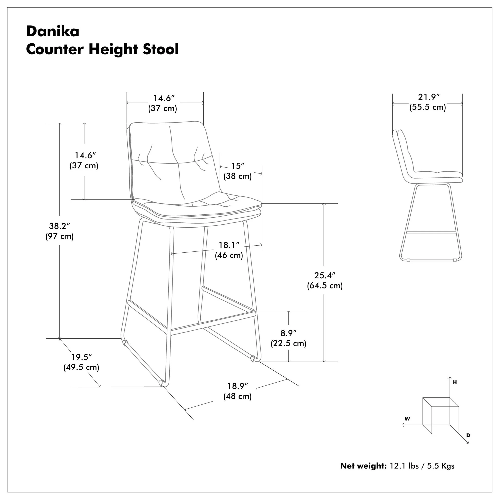 Danika - Counter Height Stool (Set of 2) - Image 3