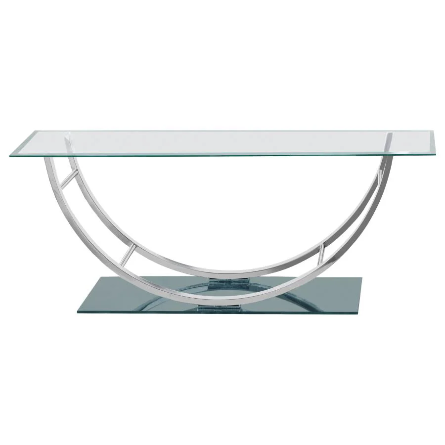 Danville - Rectangular U-Shaped Glass Top Table - Image 10