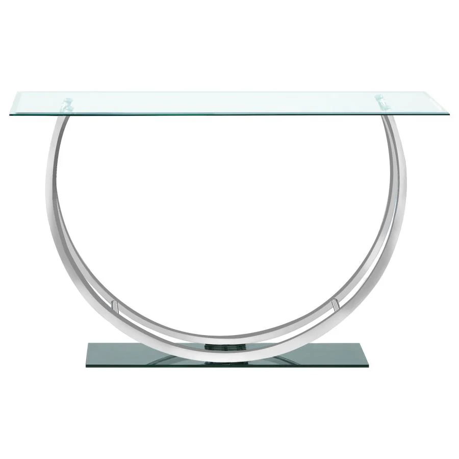 Danville - Rectangular U-Shaped Glass Top Table - Image 11