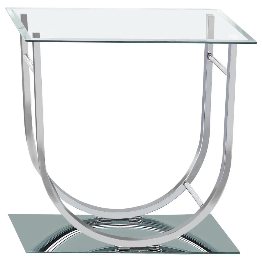 Danville - Rectangular U-Shaped Glass Top Table - Image 12