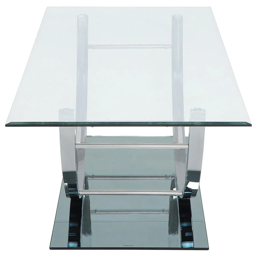 Danville - Rectangular U-Shaped Glass Top Table - Image 13