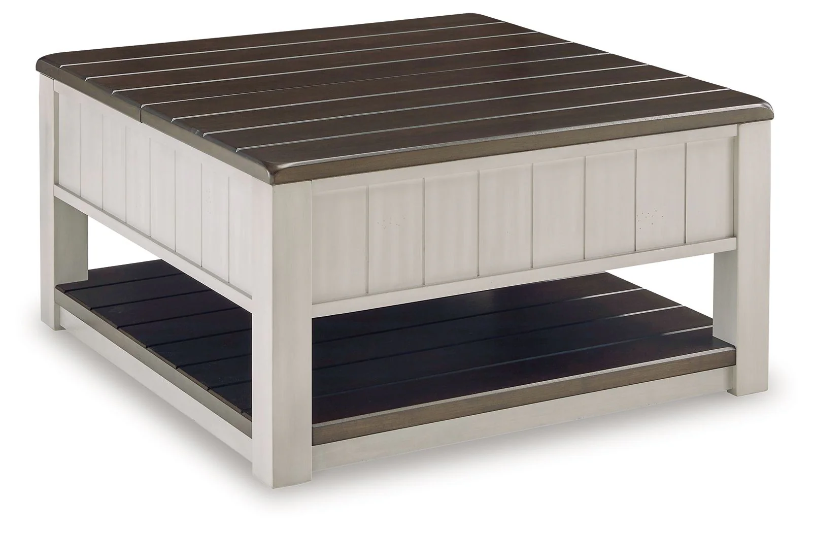 Darborn - Lift Top Cocktail Table - Gray / Brown - Image 6