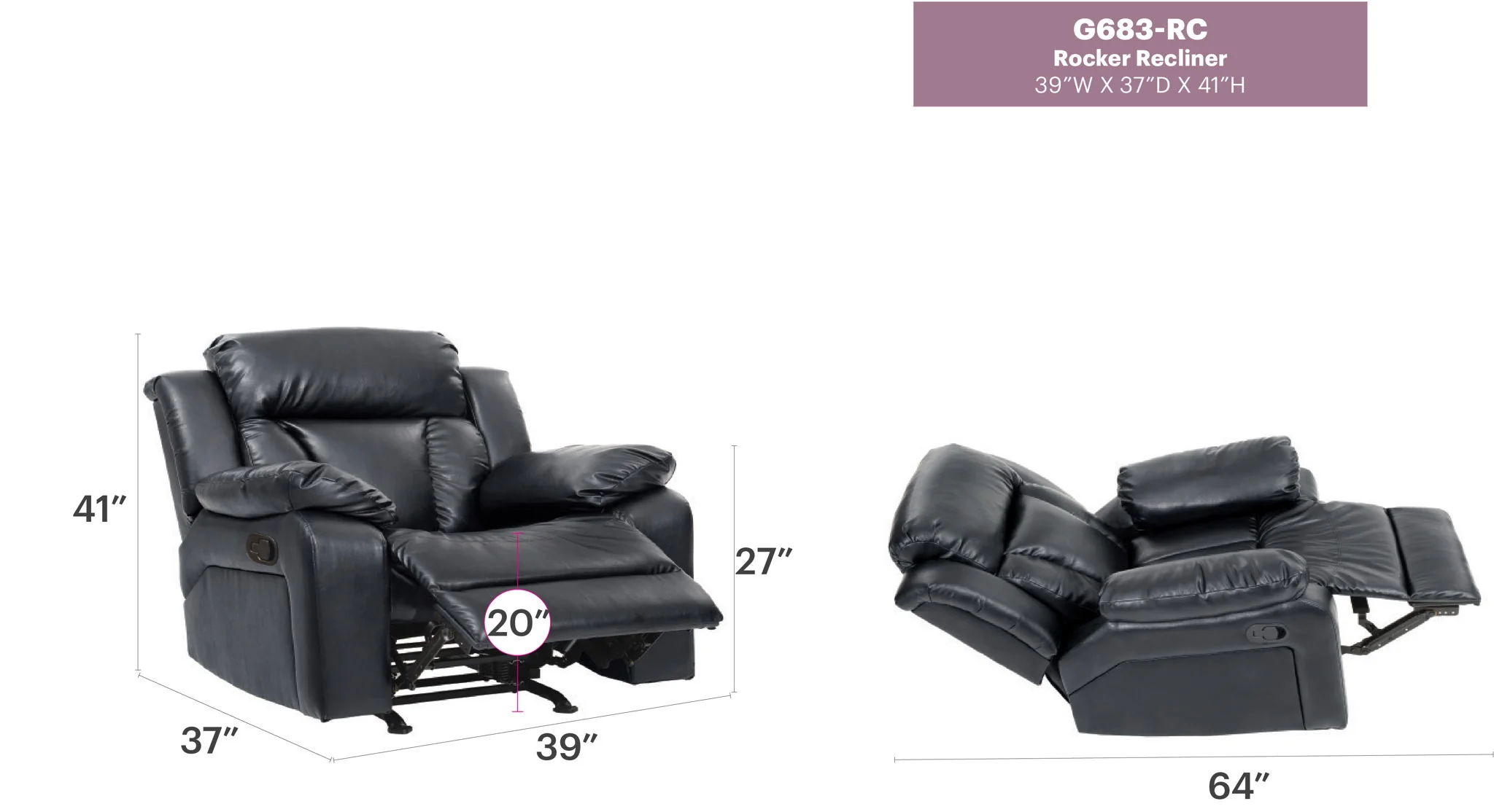 Comfortable Rocking Motion Recliner - Image 5