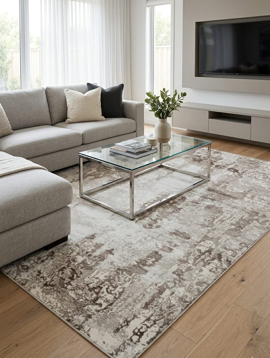 .Darica Brown Power-Loomed Area Rug - 6' 6" x 9' 0" - Image 2