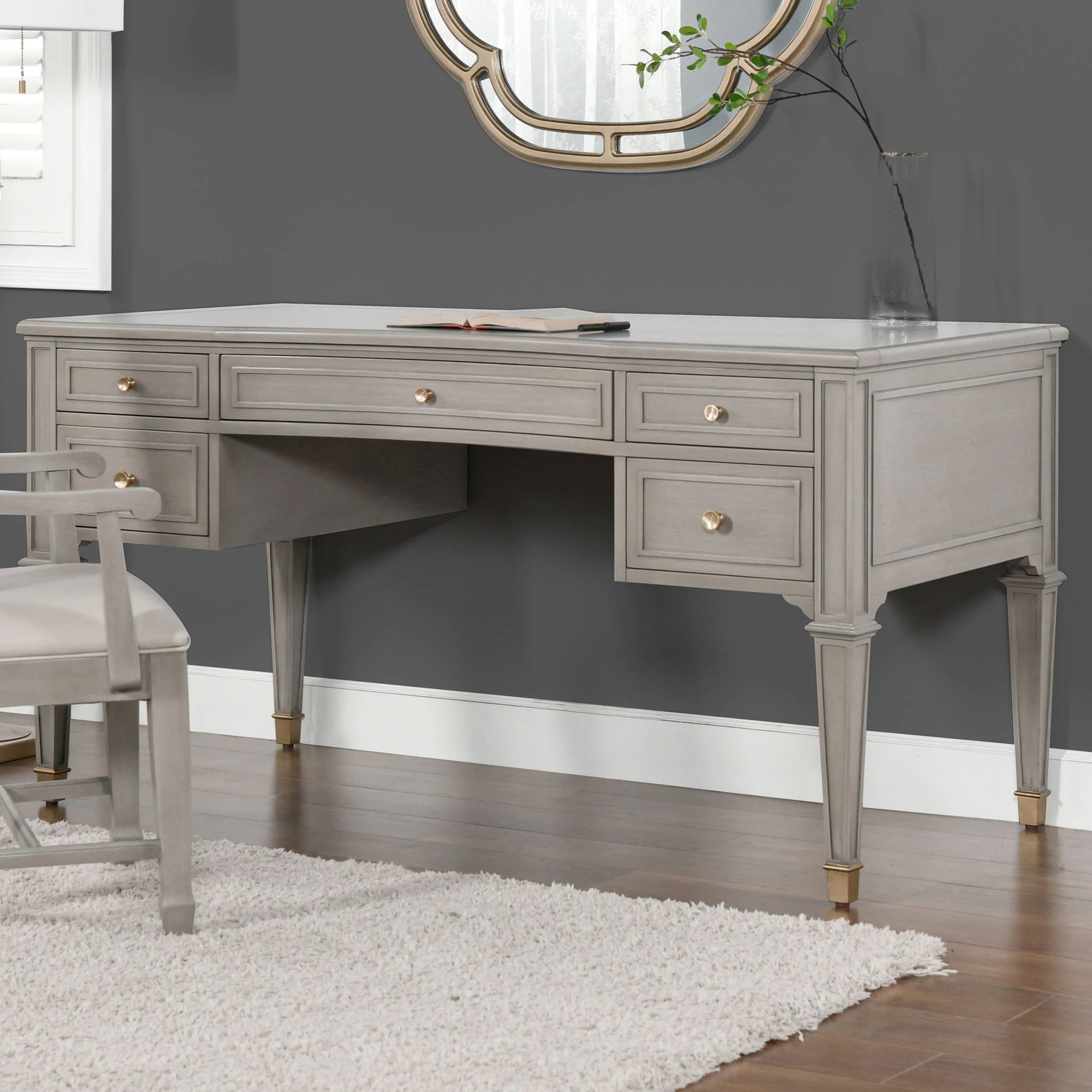 Dauphin - 5 Drawer Executive Desk - Image 18