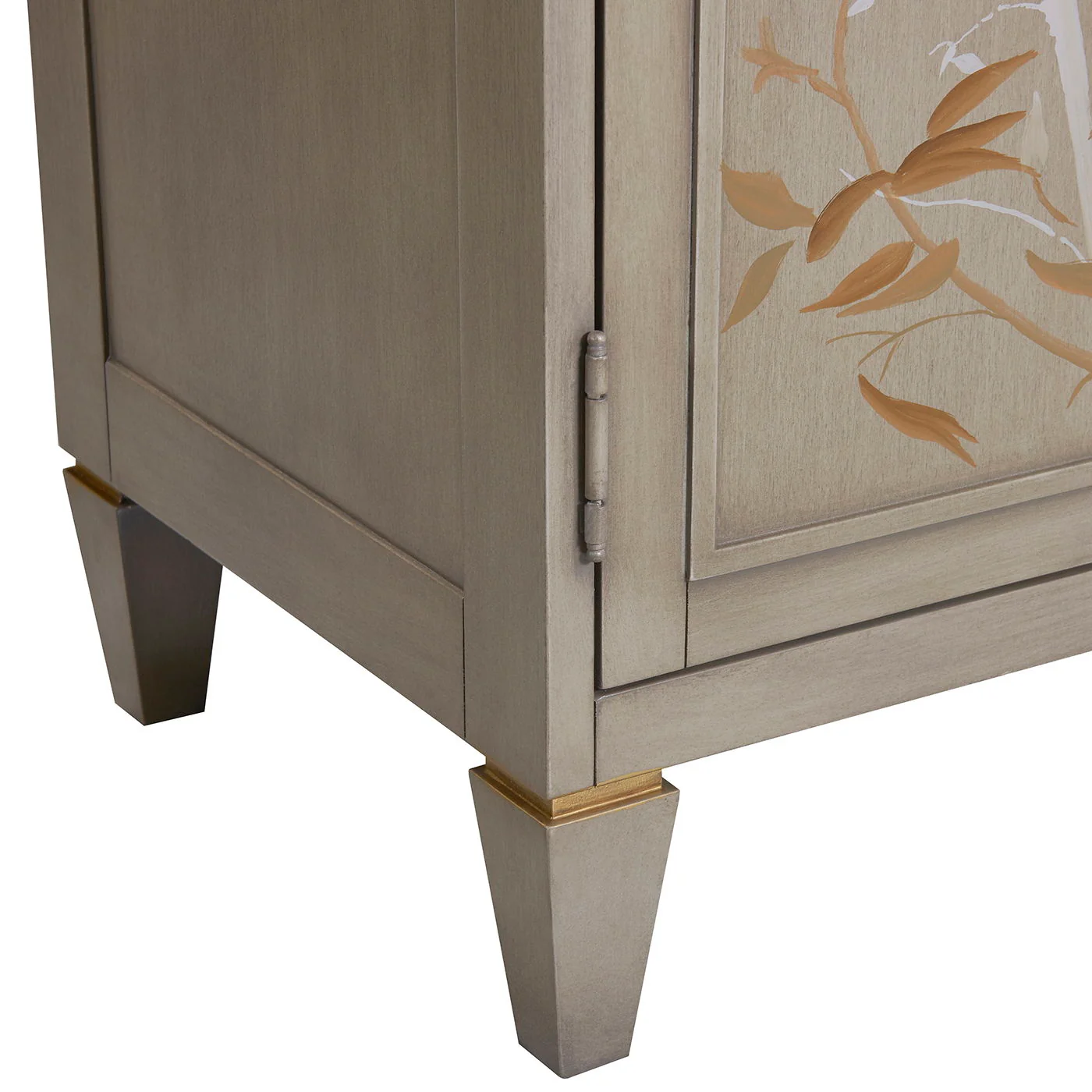 Dauphin - Handpainted Entryway Storage Cabinet - Gray Cashmere - Image 6