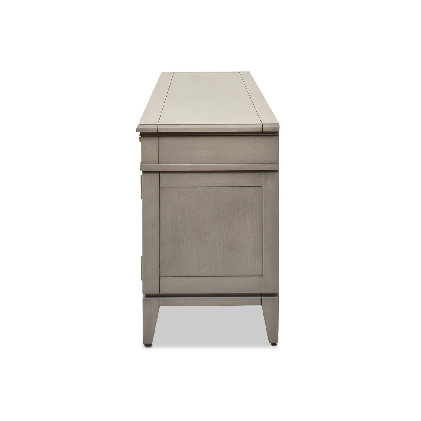 Dauphin - TV Stand Storage Display Console Table - Gray Cashmere - Image 5