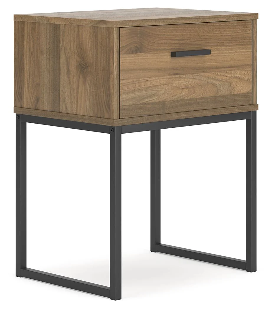 Deanlow - One Drawer Night Stand - Honey - Image 2