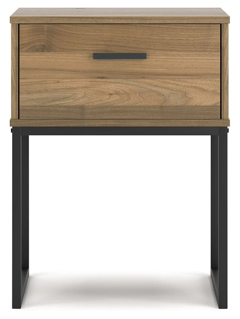 Deanlow - One Drawer Night Stand - Honey - Image 8