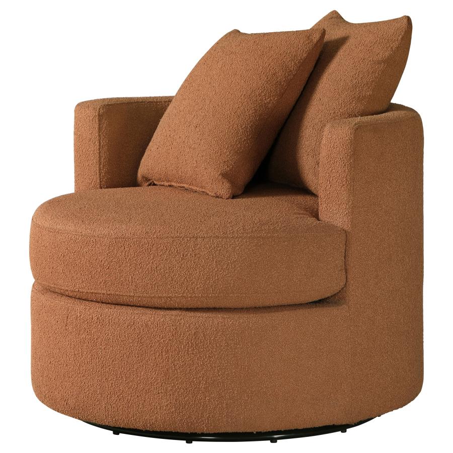 Debbie - Upholstered Swivel Accent Chair - Image 8