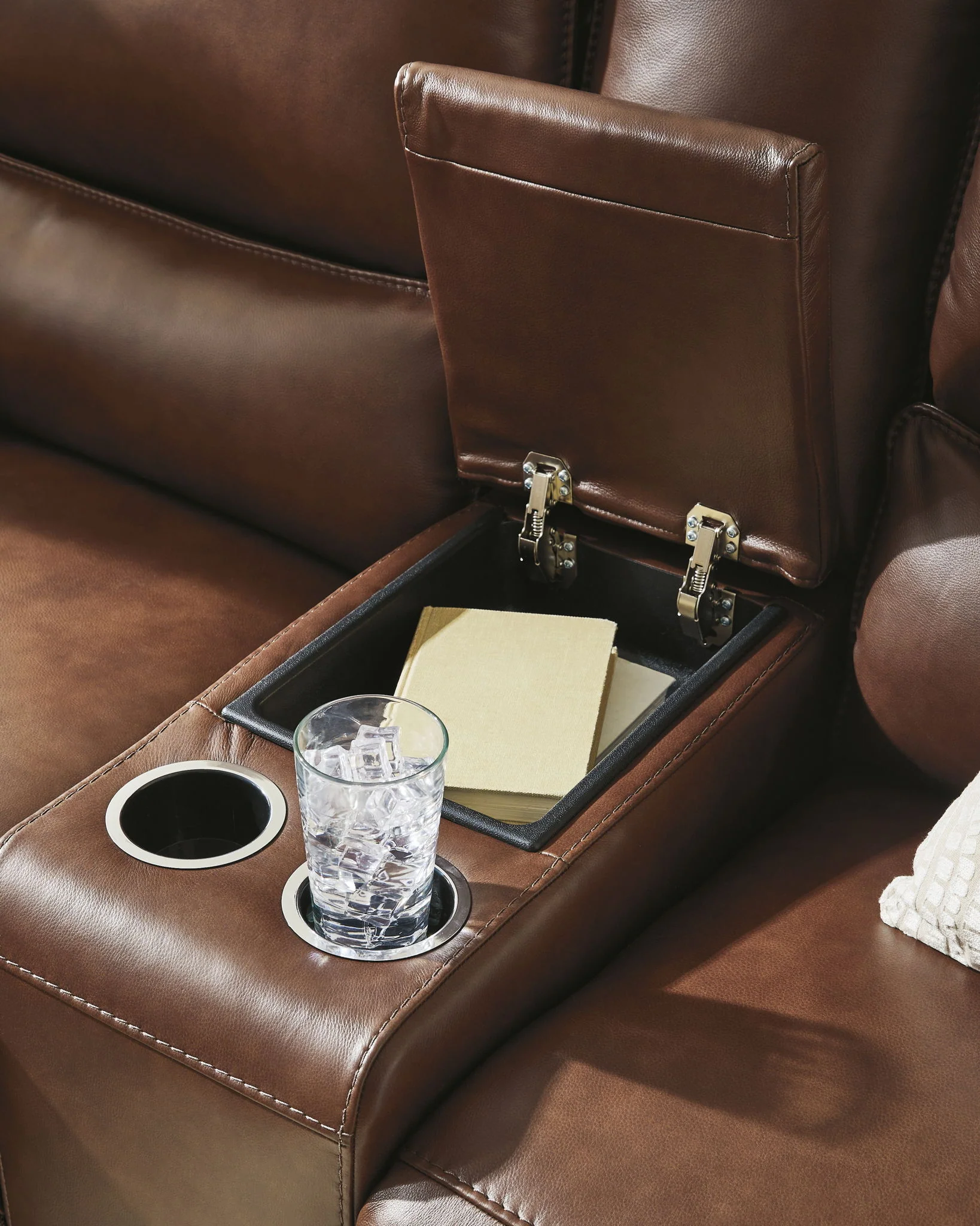 DeepWakes - Power Reclining Loveseat / Console / Adjustable Headrest - Image 14