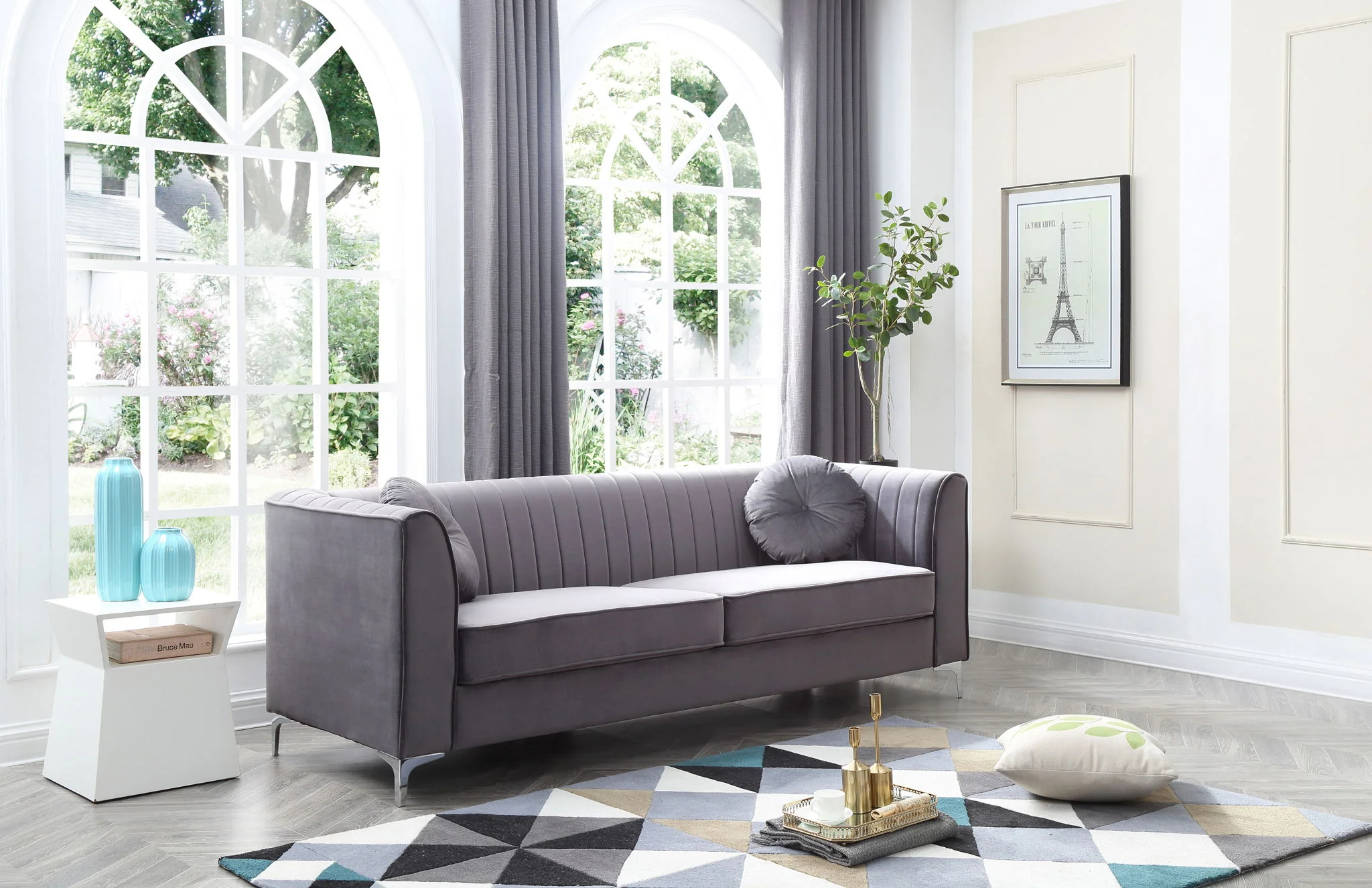 Delray - Micro Suede Sofa - Image 5