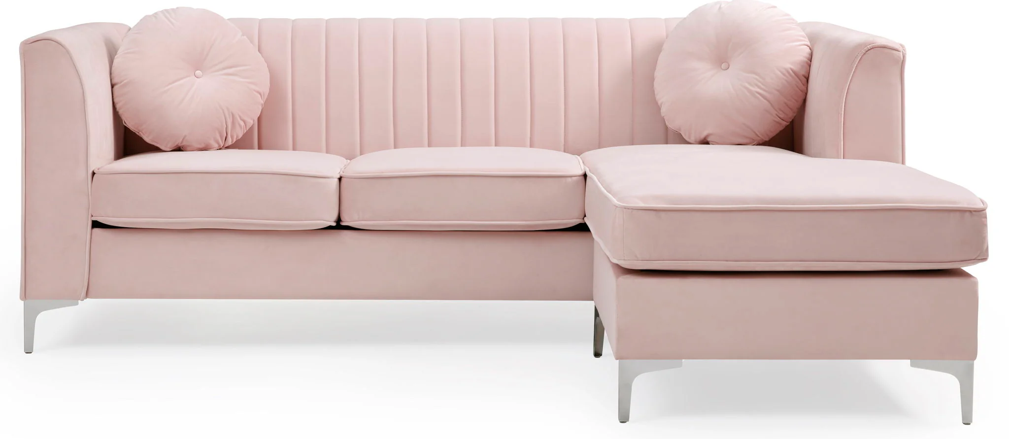 Delray - Micro Suede Sofa Chaise - Image 7