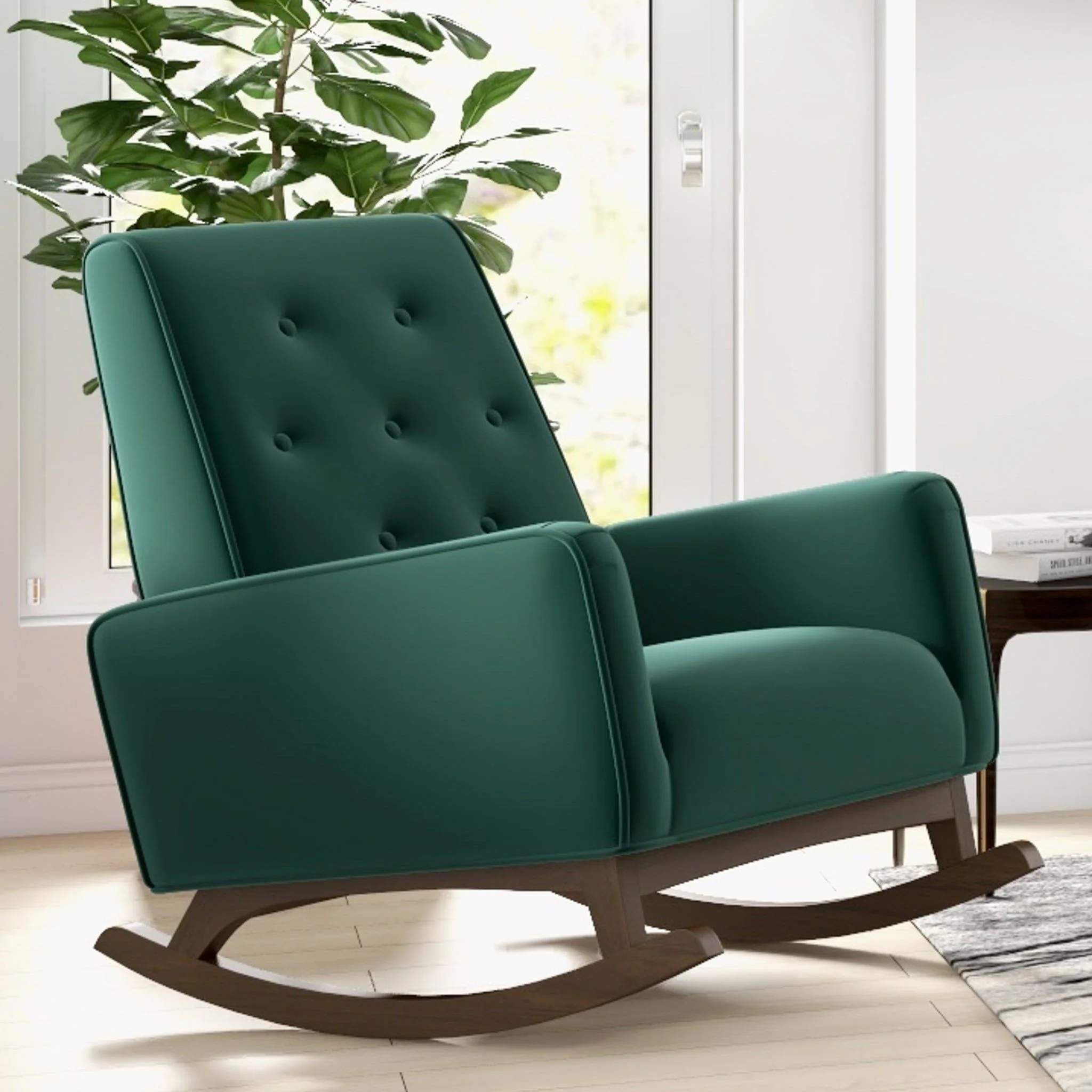 Demetrius - Solid Wood Rocking Chair - Image 11