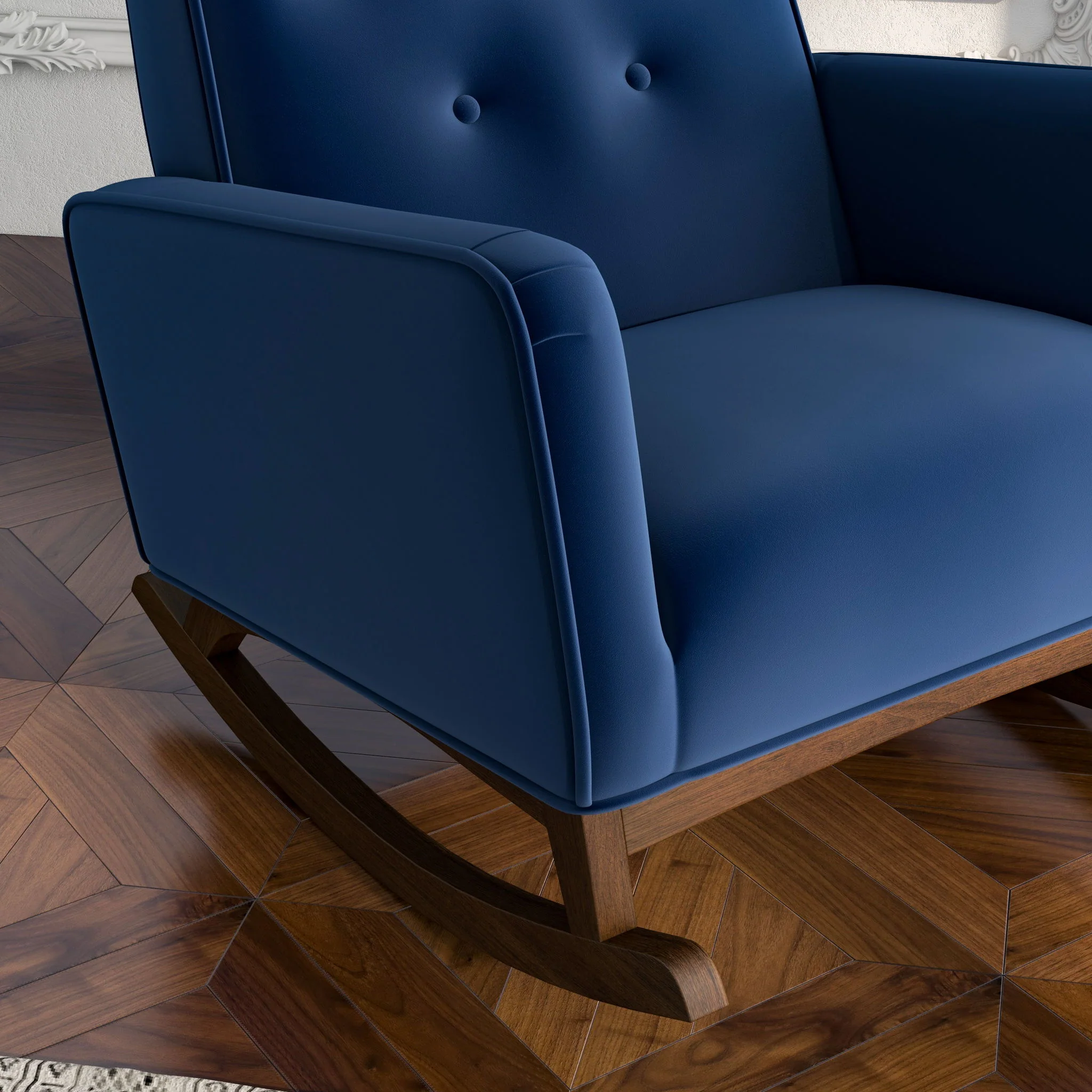 Demetrius - Solid Wood Rocking Chair - Image 14