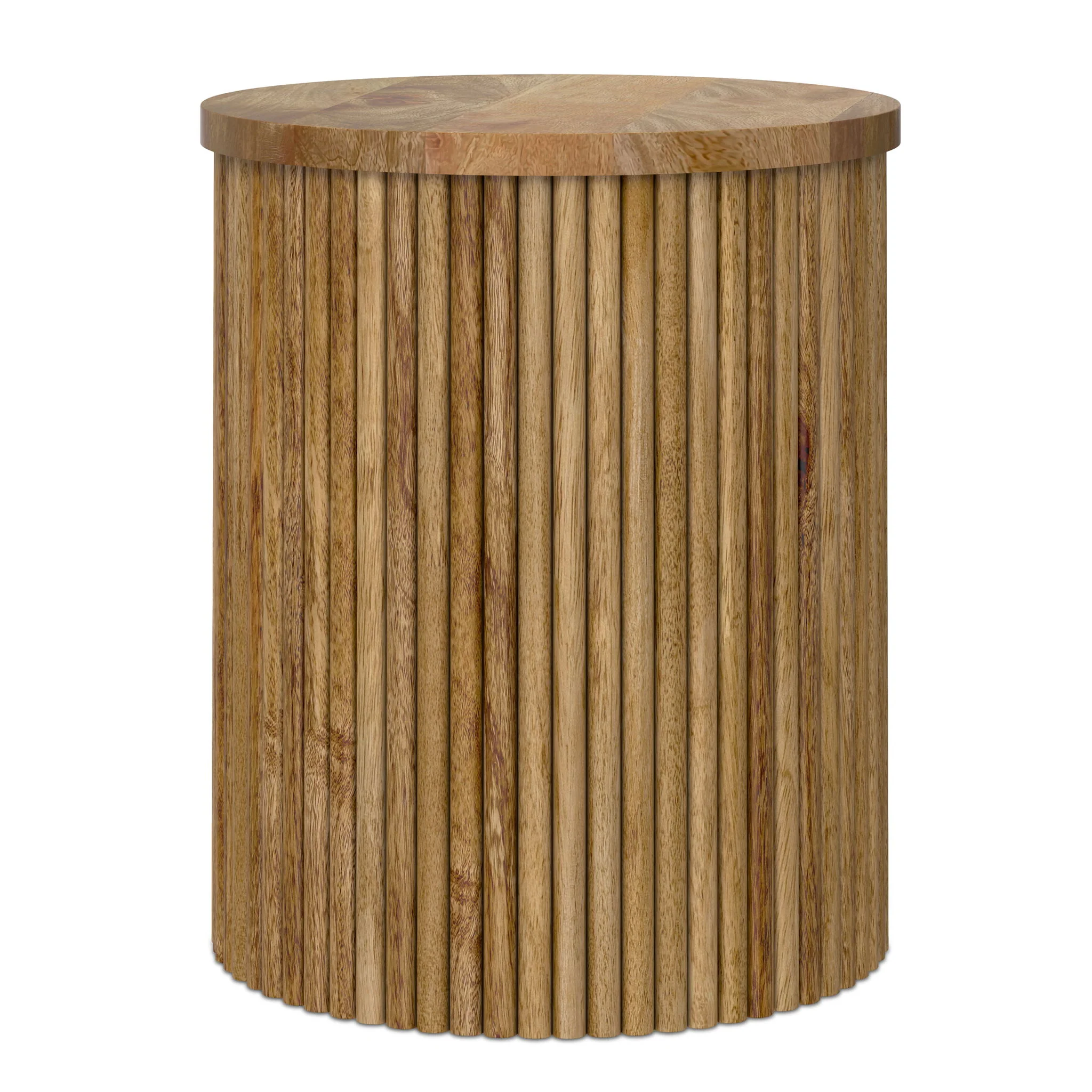 Demy - Handcrafted Metal Accent Table - Image 3