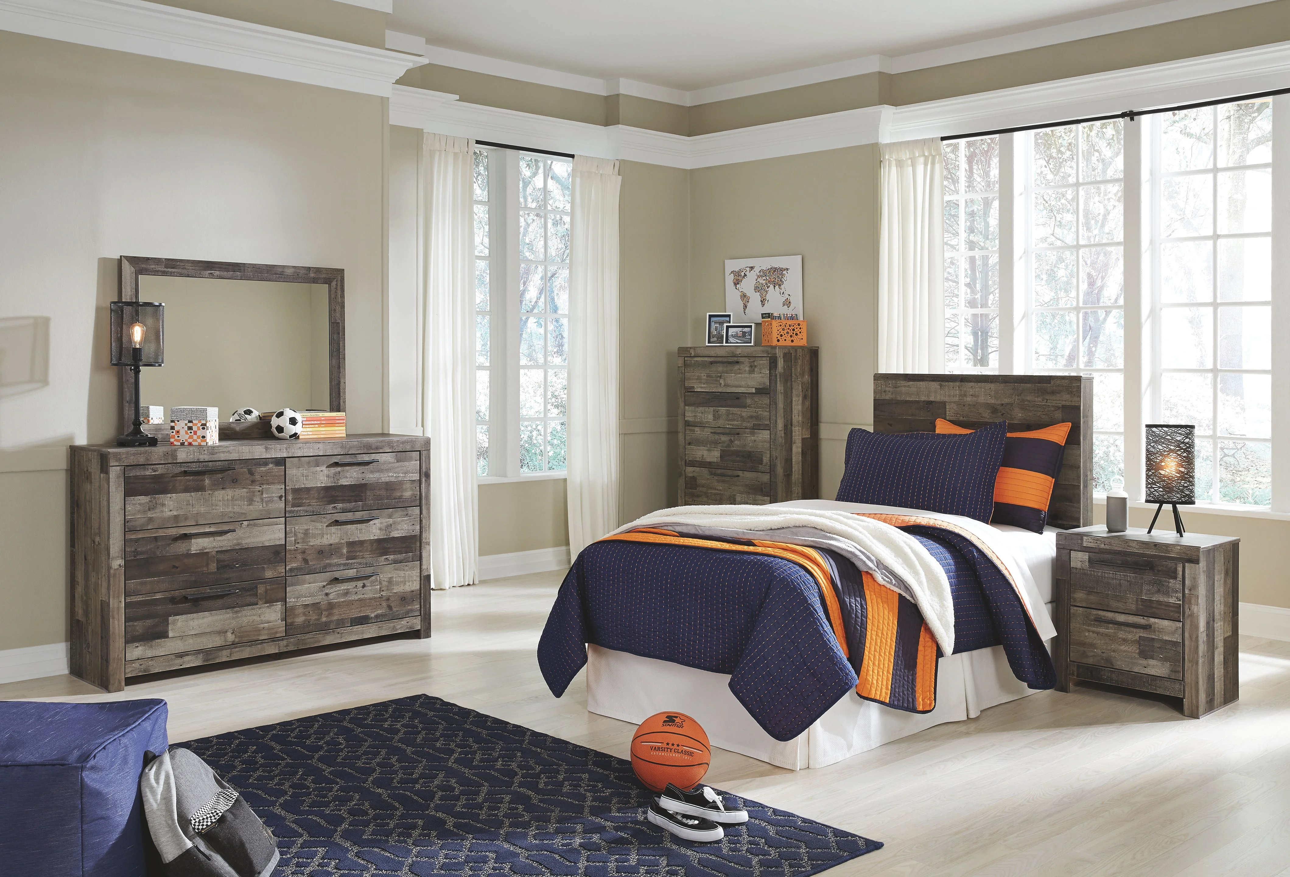 Derekson - Headboard With Bed Frame - Image 3