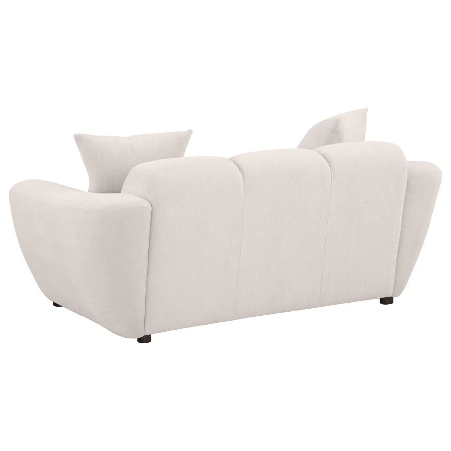 Destino - Chenille Splayed Arm Sofa Set - Image 11