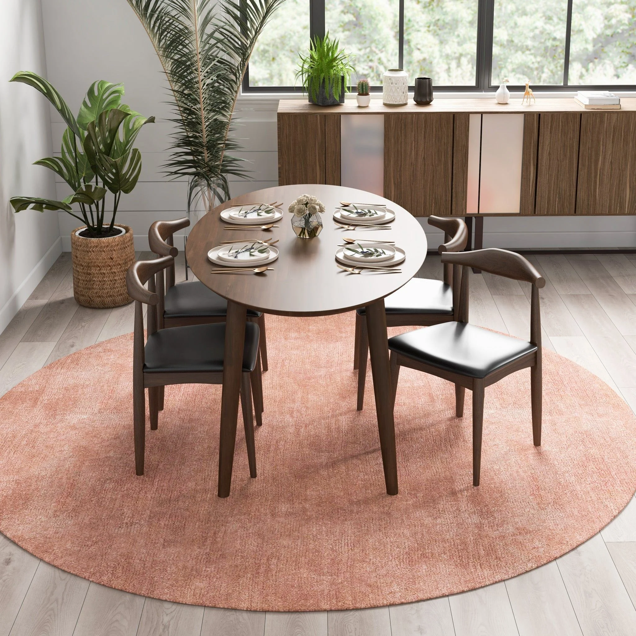 Destiny - Dining Chairs (Set of 2) - Black / Dark Brown - Image 8