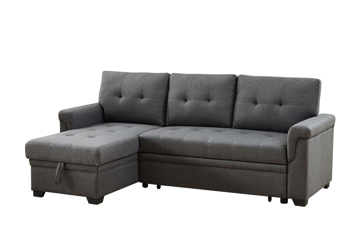 Destiny - Reversible Sleeper Sectional Sofa With Storage Chaise - Image 4