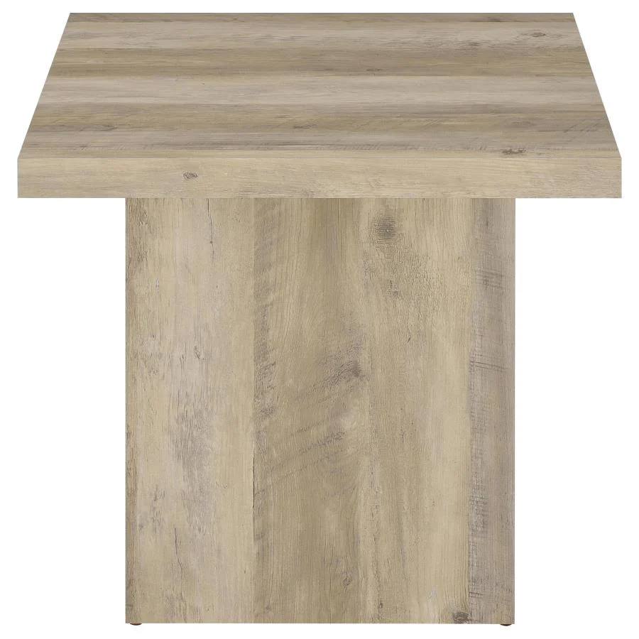 Devar - Square Coffee End Table Set - Distressed Pine - Image 8
