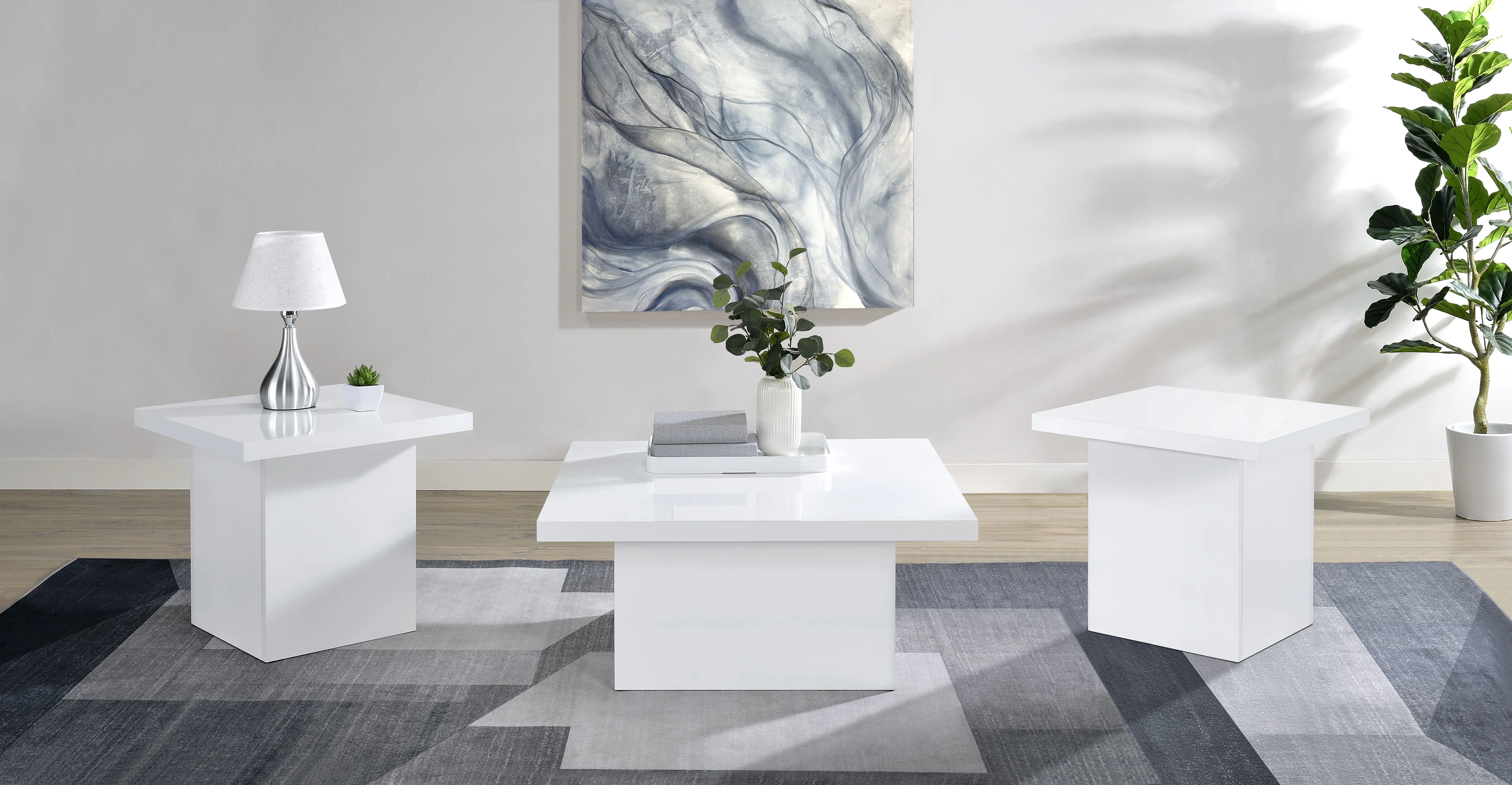 Devar - Square Coffee Table Set - Image 149