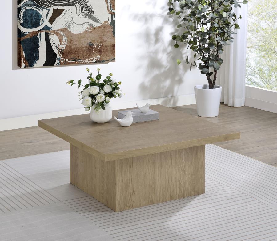 Devar - Square Engineered Wood Table - Image 17