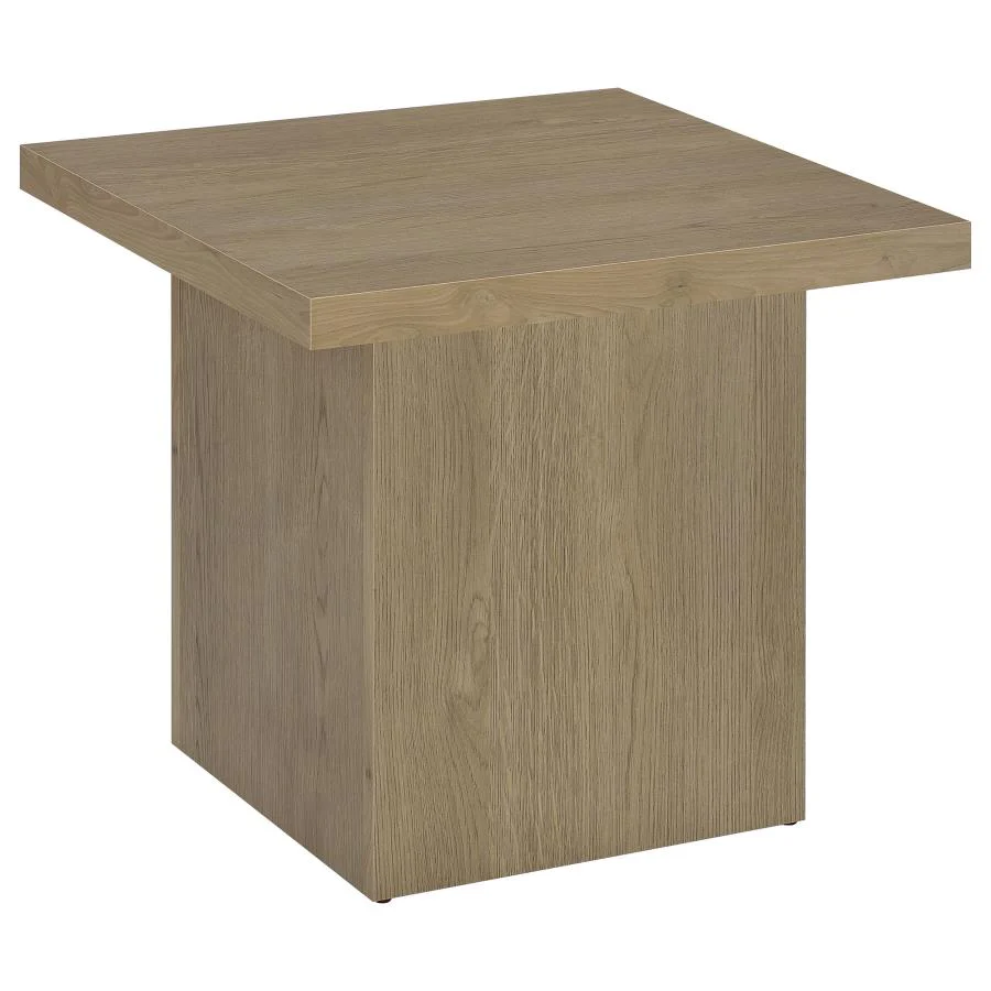 Devar - Square Engineered Wood Table - Image 9
