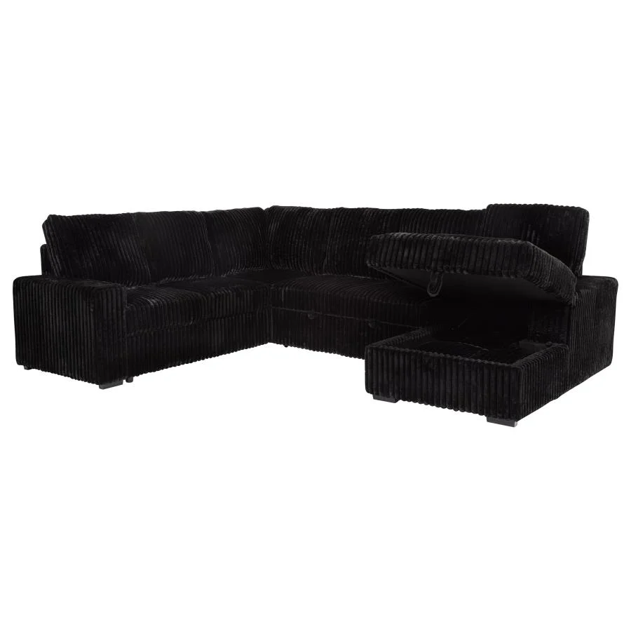 Devonshire - Sleeper Sectional Sofa Storage Chaise - Image 18