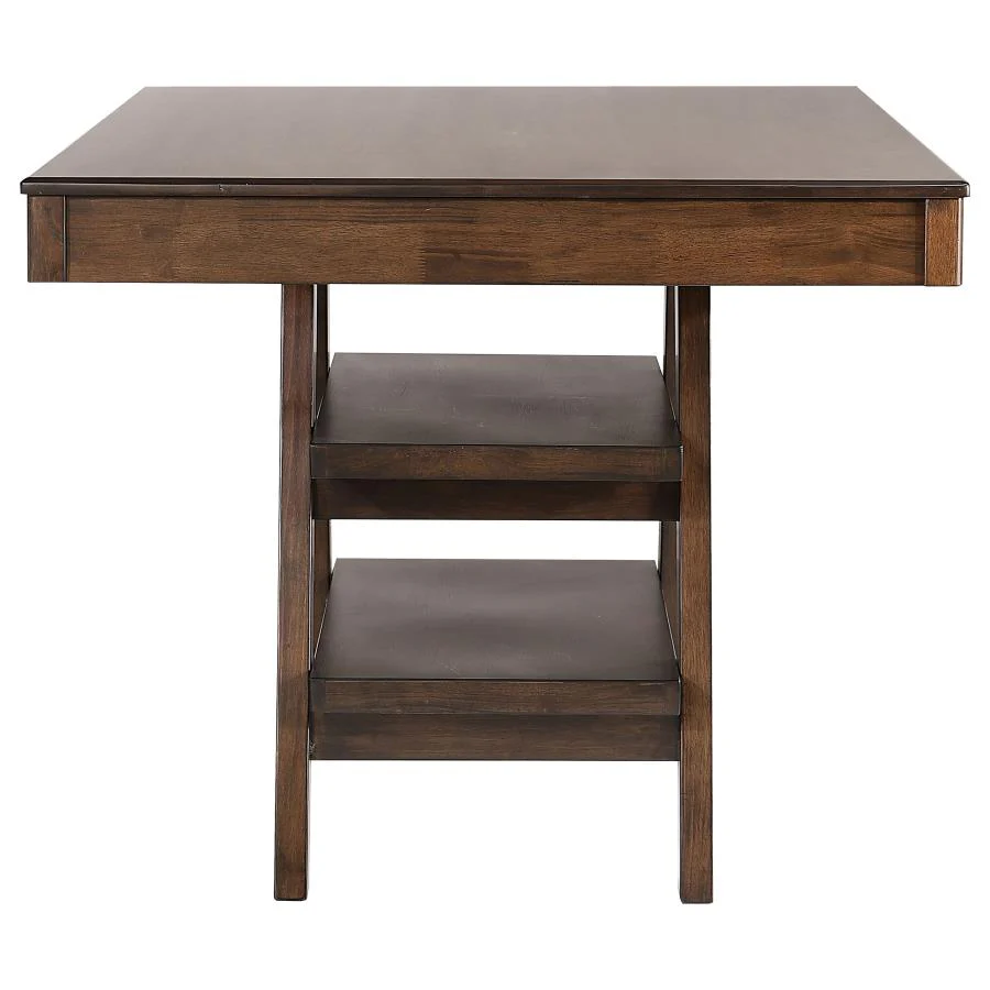 Dewey - Rectangular Counter Height Dining Table - Walnut - Image 6