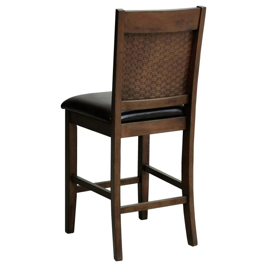 Dewey - 5 Piece Rectangular Dining Table Set - Walnut - Image 9