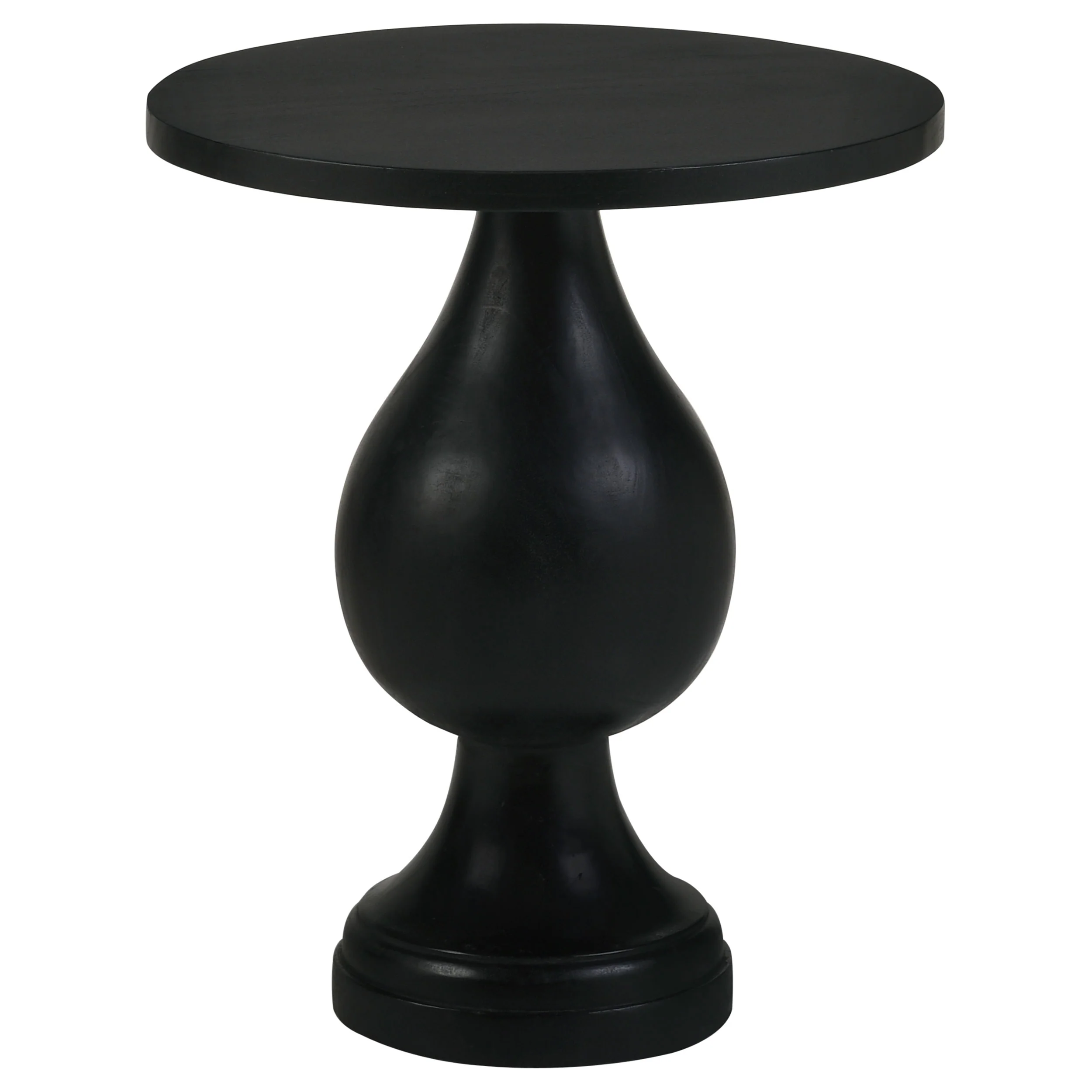 Dianella - Round Pedestal Base Accent Side Table - Image 10