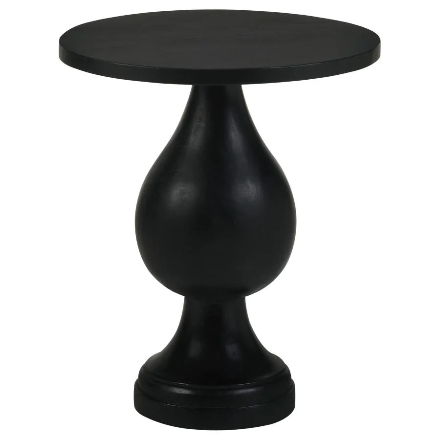 Dianella - Round Pedestal Base Accent Side Table - Image 2
