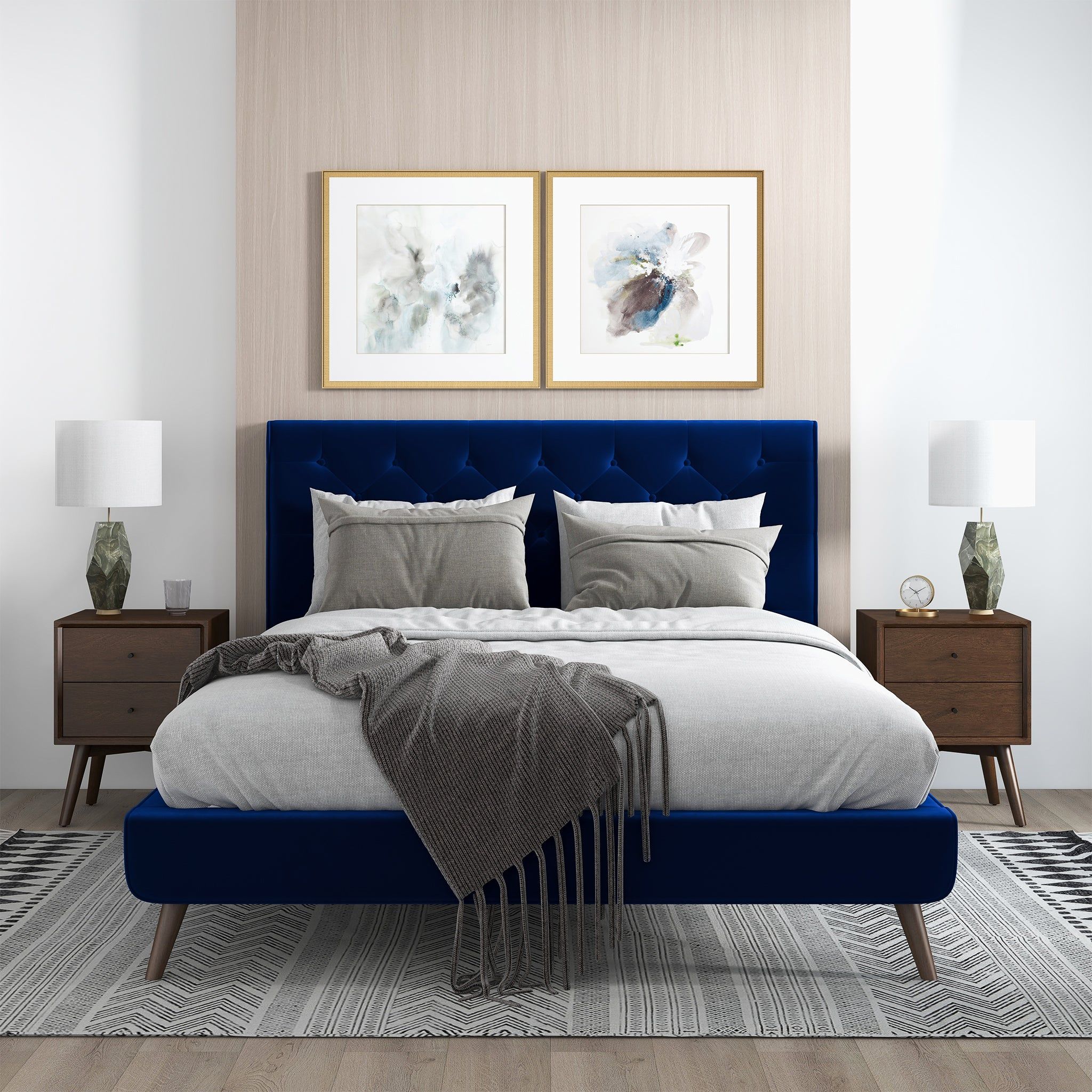 Dillon - Mid-Century Platform Bed - Image 14