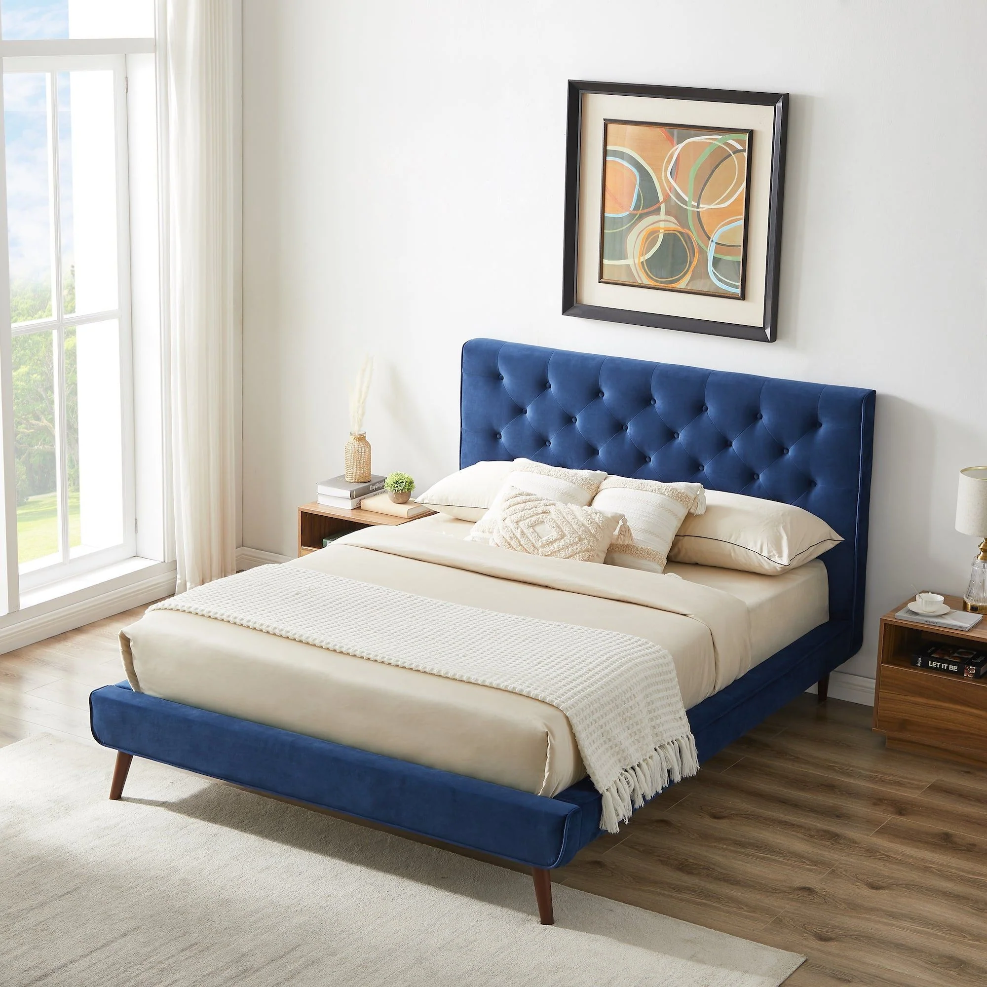 Dillon - Mid-Century Platform Bed - Image 6