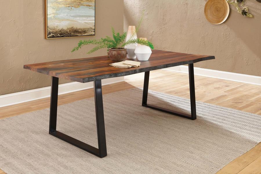 Ditman - Live Edge Dining Table - Gray Sheesham - Image 2