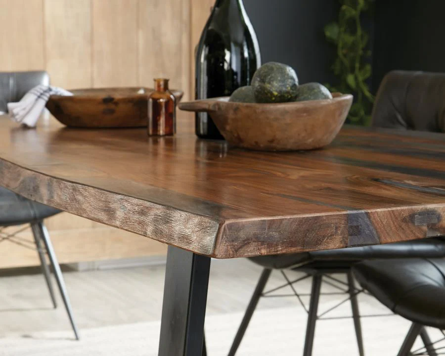 Ditman - Live Edge Dining Table - Gray Sheesham - Image 8