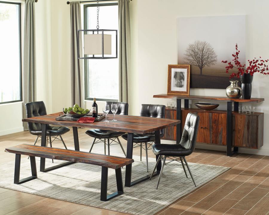 Ditman - Live Edge Dining Table - Gray Sheesham - Image 9