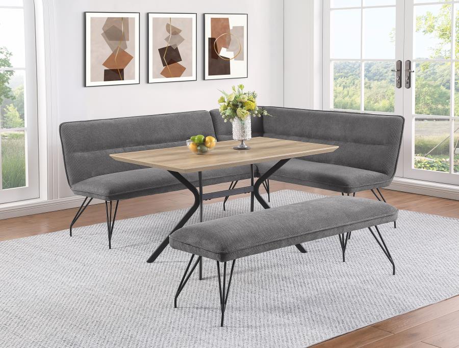 Dodson - Fabric Upholstered Dining Bench - Image 15