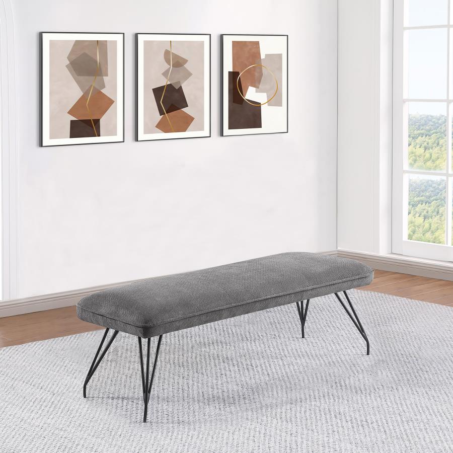 Dodson - Fabric Upholstered Dining Bench - Image 3