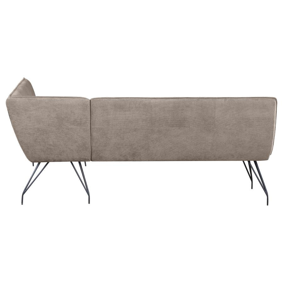 Dodson - Fabric Upholstered L-Shaped Nook Dining Bench - Image 10
