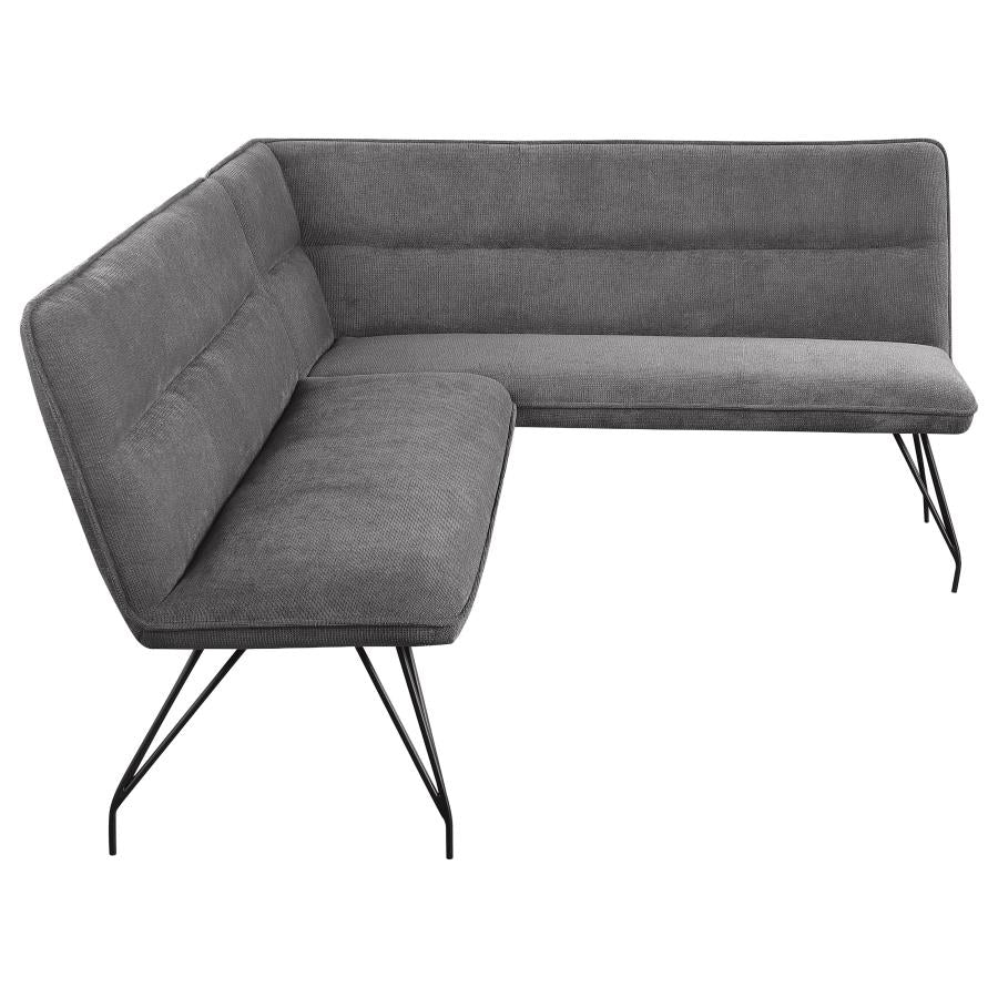 Dodson - Fabric Upholstered L-Shaped Nook Dining Bench - Image 11